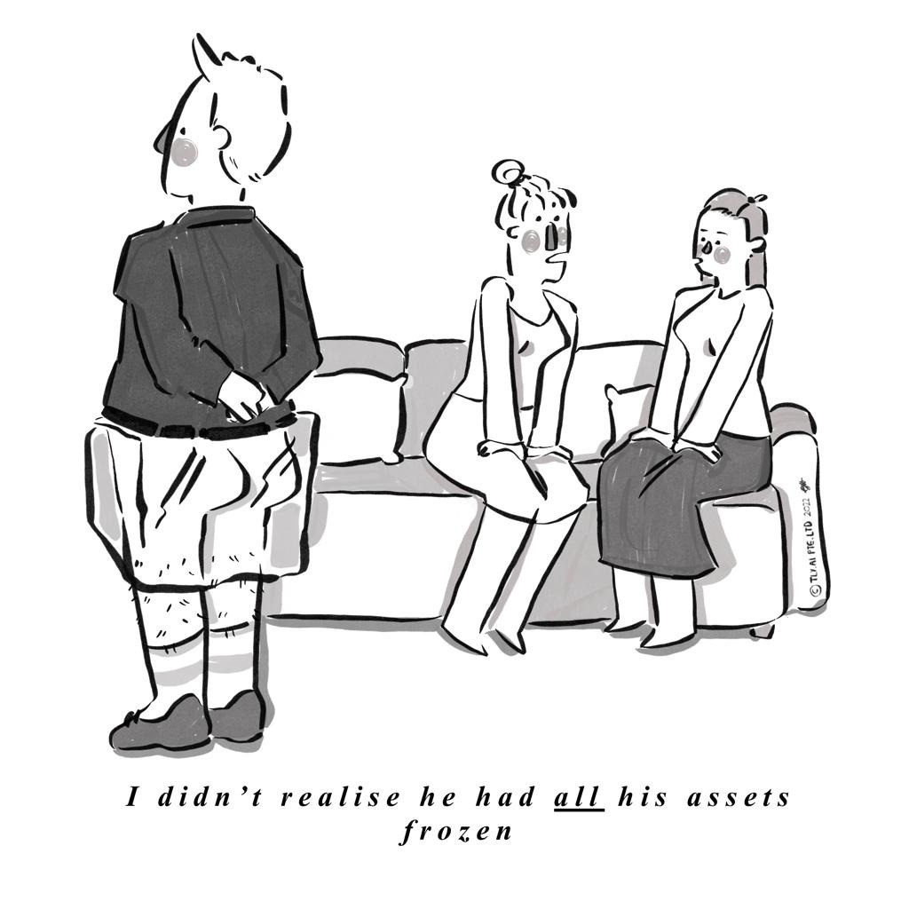 Frozen assets